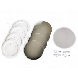 75mm Button Badge components